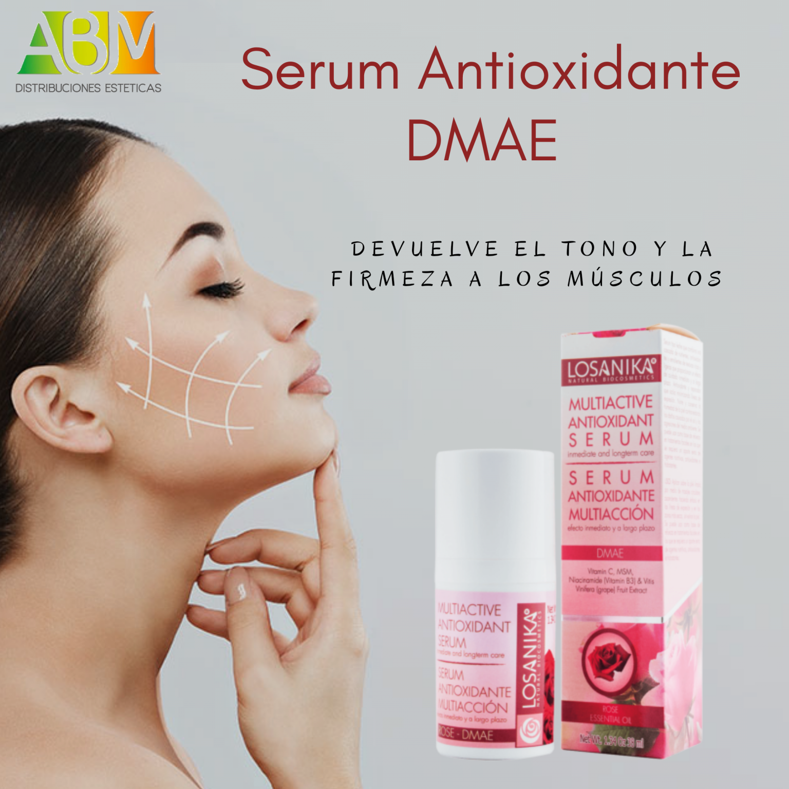 SERUM ANTIOXIDANTE ROSE DMAE 35gr Estetiktienda