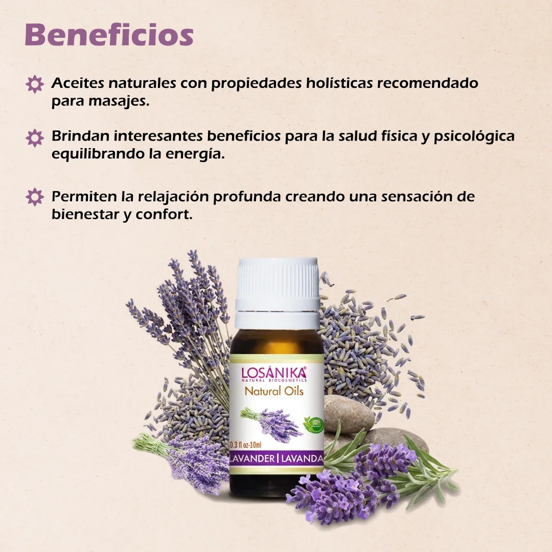 Aceite Esencial de Lavanda de 10ml – Losánika