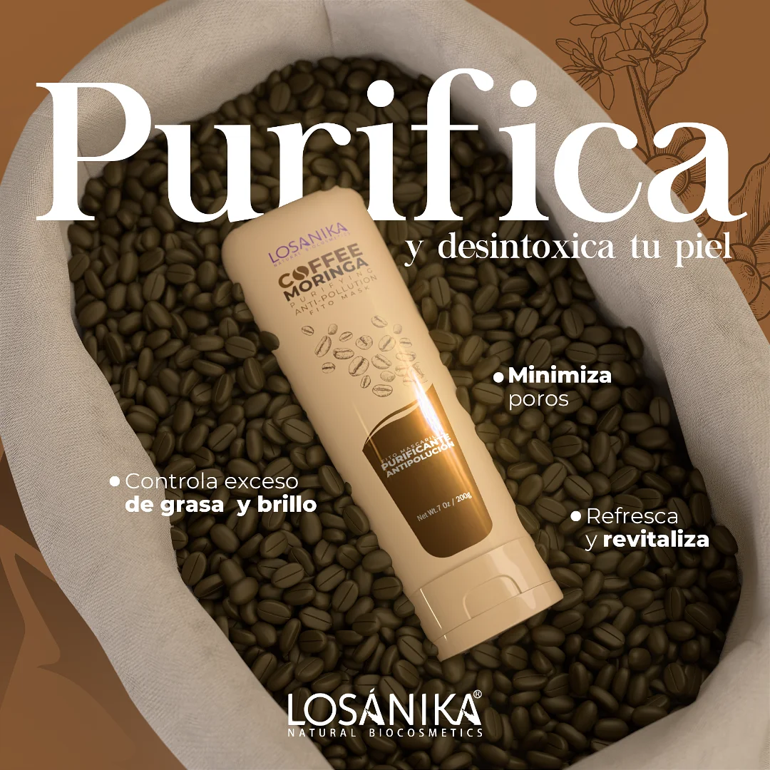 Fito-mascarilla Coffee Moringa - Losanika