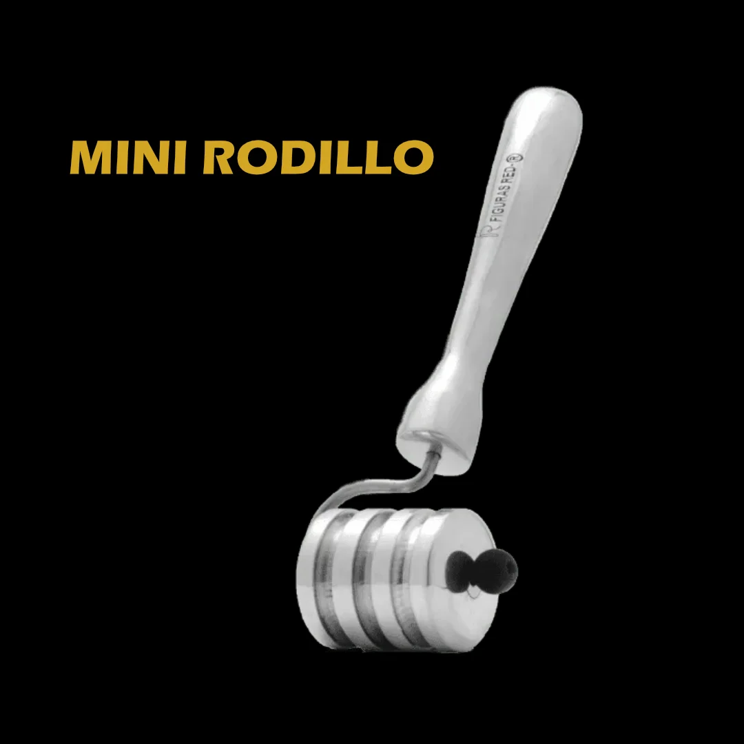Mini rodillo para masaje facial de metaloterapia