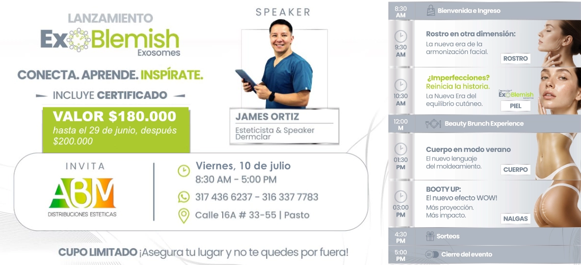 Lanzamiento ExoBlemish en Pasto 10 de julio