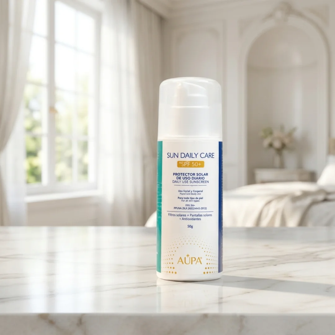 Protector Solar Sun Daily Care sin Color SPF 50+ de AUPA - 50g